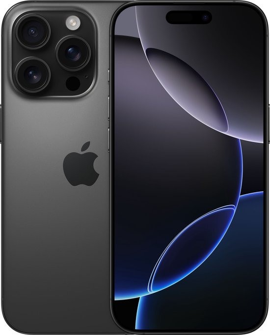 Apple iphone 16 pro  zwart1