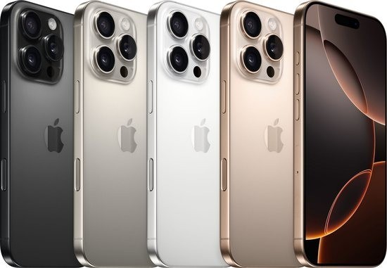 Apple iphone 16 pro mix kleuren