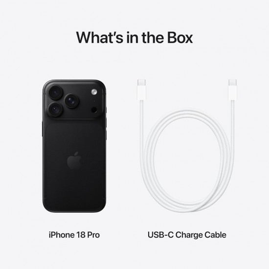 Apple iphone 18 pro 256 gb  zwart 2