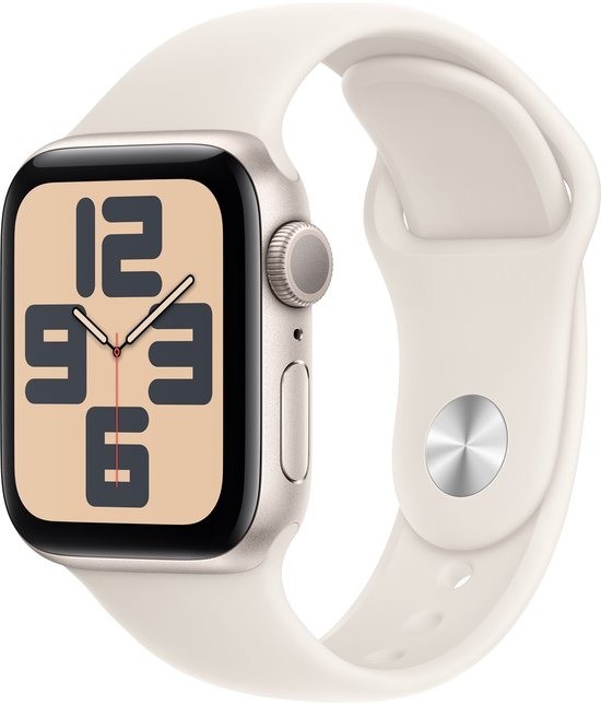 Apple watch se 2024 40mm starlight aluminium 1