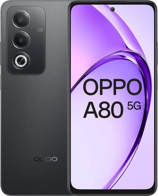 Oppo a80 5g  256gb  zwart 1