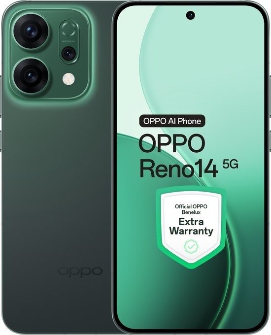 Oppo reno14 5g 12256gb luminous green 1