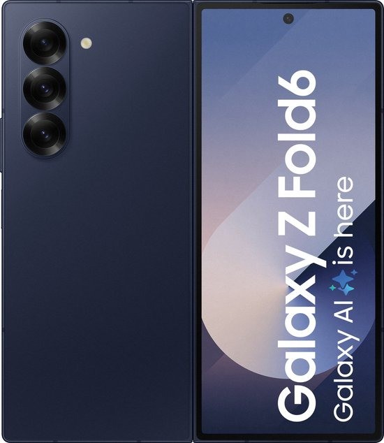 Samsung galaxy z fold 6 blauw 1